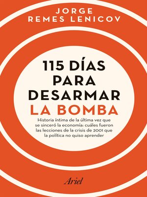 cover image of 115 días para desarmar la bomba